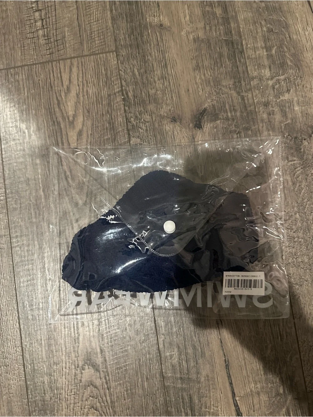 Monday Swimwear Navy Crinkle Honolulu Top and Byron Bottom
